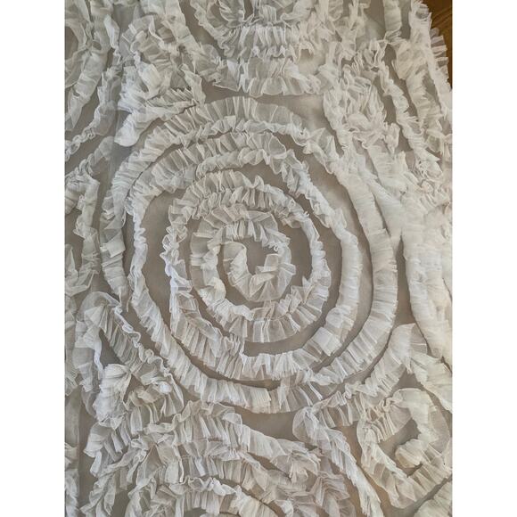 Junior bridesmaid or flower girl lace and tulle long dress size small - Picture 9 of 12